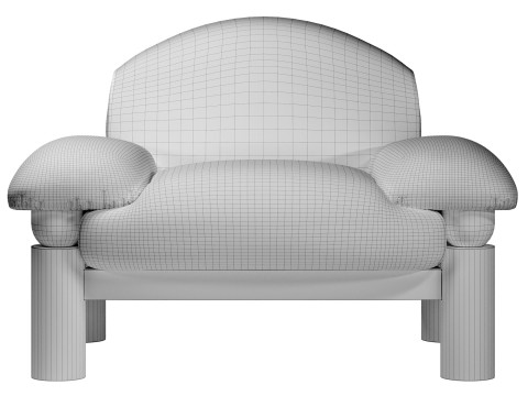 Крісло Hugo від Mc Mullin 3D Модель