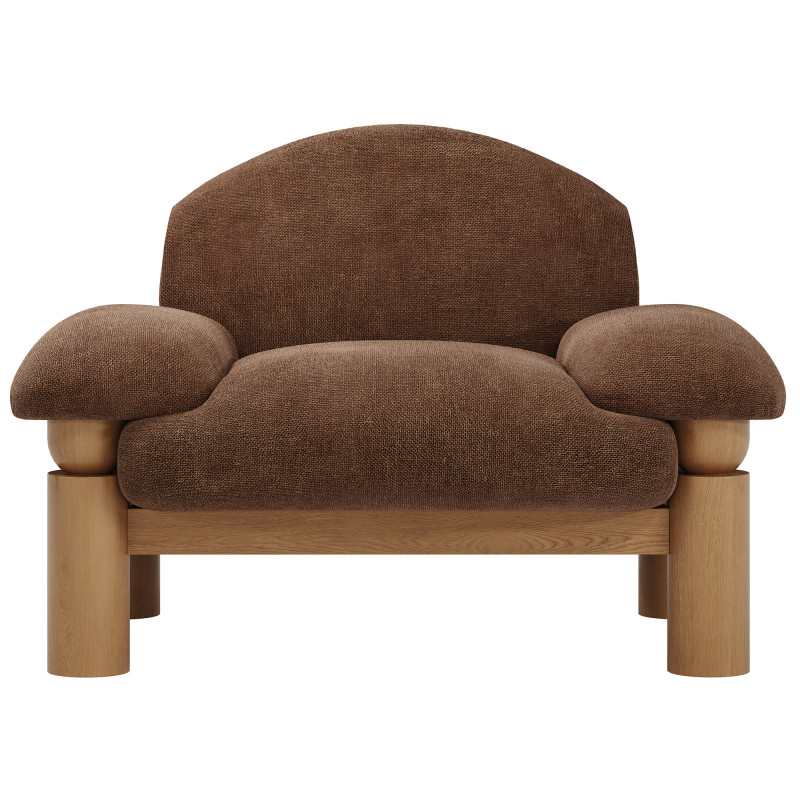 Крісло Hugo від Mc Mullin 3D Модель .c4d .max .obj .3ds .fbx .stl .blend