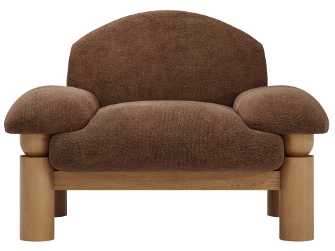 Sillón Hugo de Mc Mullin Modelo 3D