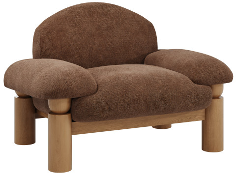 Крісло Hugo від Mc Mullin 3D Модель