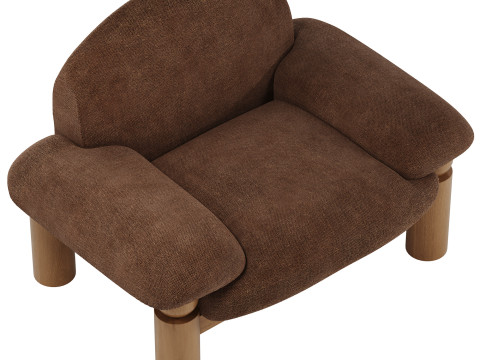 Крісло Hugo від Mc Mullin 3D Модель