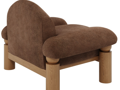 Крісло Hugo від Mc Mullin 3D Модель