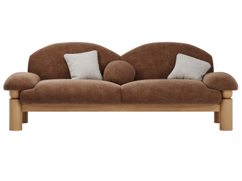 McMullin 设计的 Hugo 沙发 3D 模型