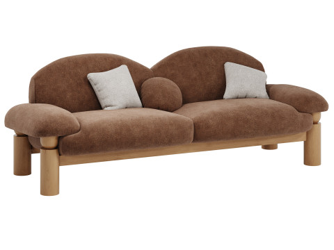 McMullin 设计的 Hugo 沙发 3D 模型