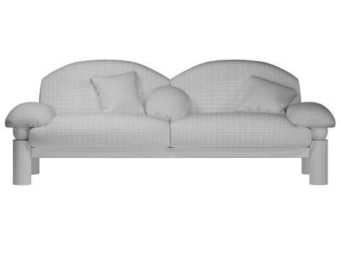 McMullin 设计的 Hugo 沙发 3D 模型