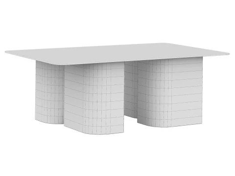 Reed Coffee Table by McMullin 3D Model