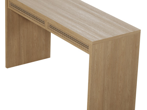 Pottery Barn 设计的 Marina Cane 控制台 3D 模型