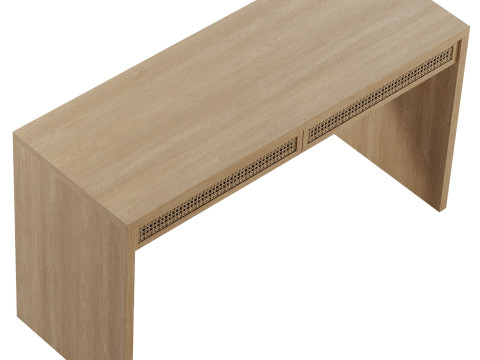 Pottery Barn 设计的 Marina Cane 控制台 3D 模型