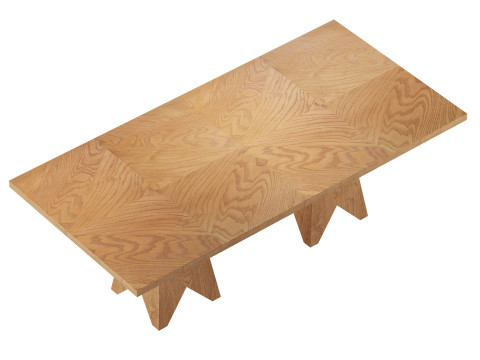 Обідній стіл Burl Wood від Pierce Ward для West Elm 3D Модель