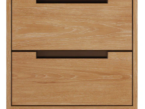 Mesita de noche Lansen de West Elm Modelo 3D