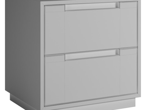 Mesa de cabeceira Lansen de West Elm Modelo 3D