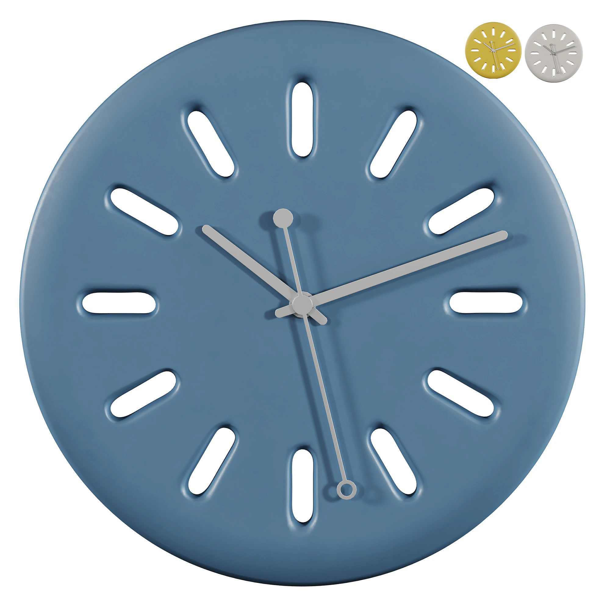 Rel&oacute;gio de parede Orologio Intempo de Alberto Ghirardello para Geelli Modelo 3D .c4d .max .obj .3ds .fbx .stl .blend 