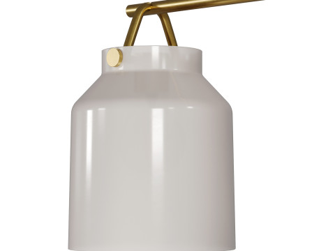 Lámpara de araña Henry de 3 luces de West Elm Modelo 3D