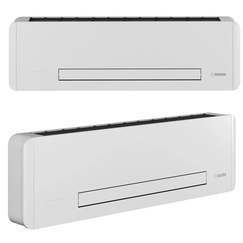 Rehau의 Rauclimate Silent Breeze High Wall 팬 코일 3D 모델 .c4d .max .obj .3ds .fbx .stl .blend 