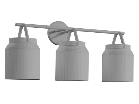 Henry 3-Light Sconce by West Elm 3D Model