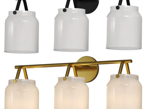 Henry 3-Light Sconce by West Elm 3D Model