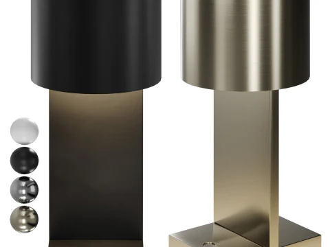 Deltalight の Pisco ポータブル テーブル ランプ 3Dモデル