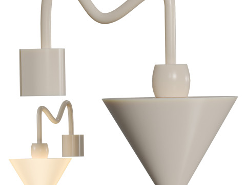 जूली मैलेट द्वारा ज़ीगी दीवार लैंप 3D मॉडल