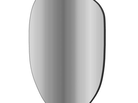 Large asymmetric wall mirror by Zara home 3D Model