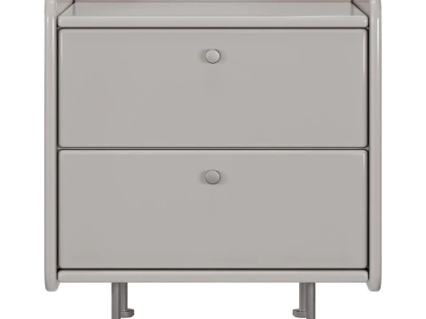 Coya metal bedside table by Westwing 3D Model