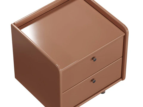 Coya metal bedside table by Westwing 3D Model