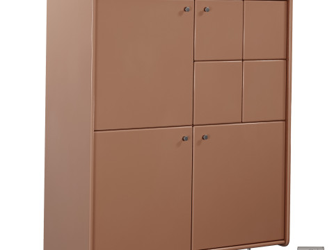 Coya metal chest of drawers by Westwing 3D Model