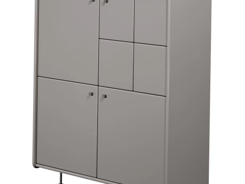 Coya metal chest of drawers by Westwing 3D Model