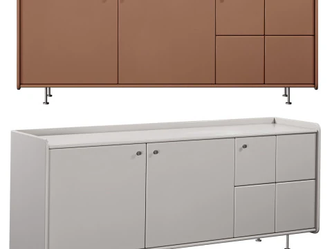 Lemari laci logam Coya oleh Westwing Model 3D