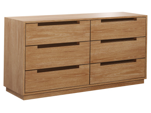 Lansen 6 引き出しドレッサー by West Elm 3Dモデル