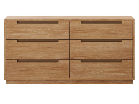 Комод Lansen із 6 шухлядами від West Elm 3D Модель