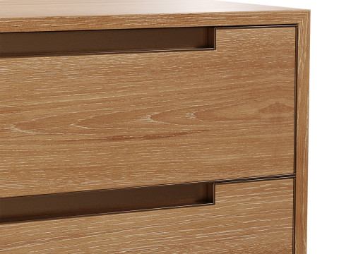 Комод Lansen із 6 шухлядами від West Elm 3D Модель