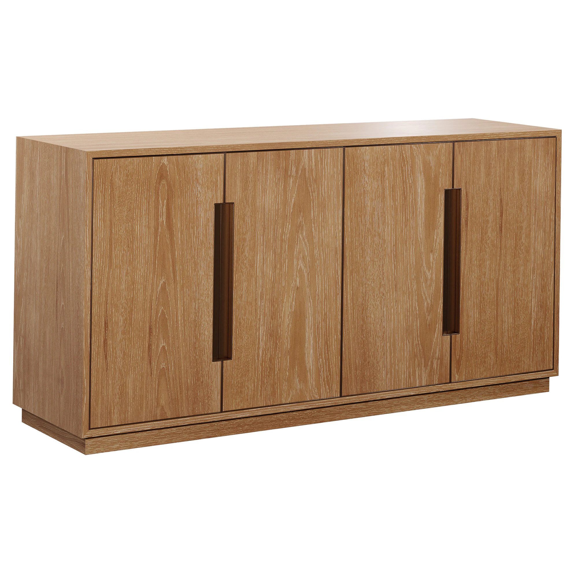 Lansen Buffet by West Elm 3D Model .c4d .max .obj .3ds .fbx .stl .blend 