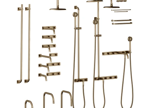 Figura faucet set by Faucet Strommen 3D Model