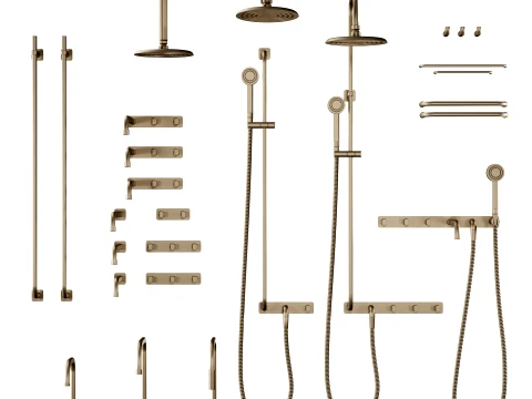 Figura faucet set by Faucet Strommen 3D Model