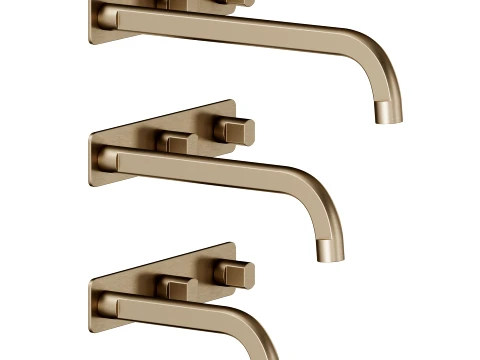 Figura faucet set by Faucet Strommen 3D Model