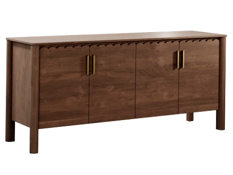 Barclay 4-Door Sideboard by West Elm 3D Model