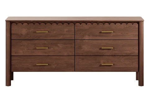 Barclay 6-Drawer Dresser by West Elm 3D Model