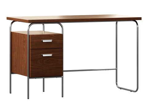 Emma Chamberlain Storage Desk 48 by West Elm 3D Model