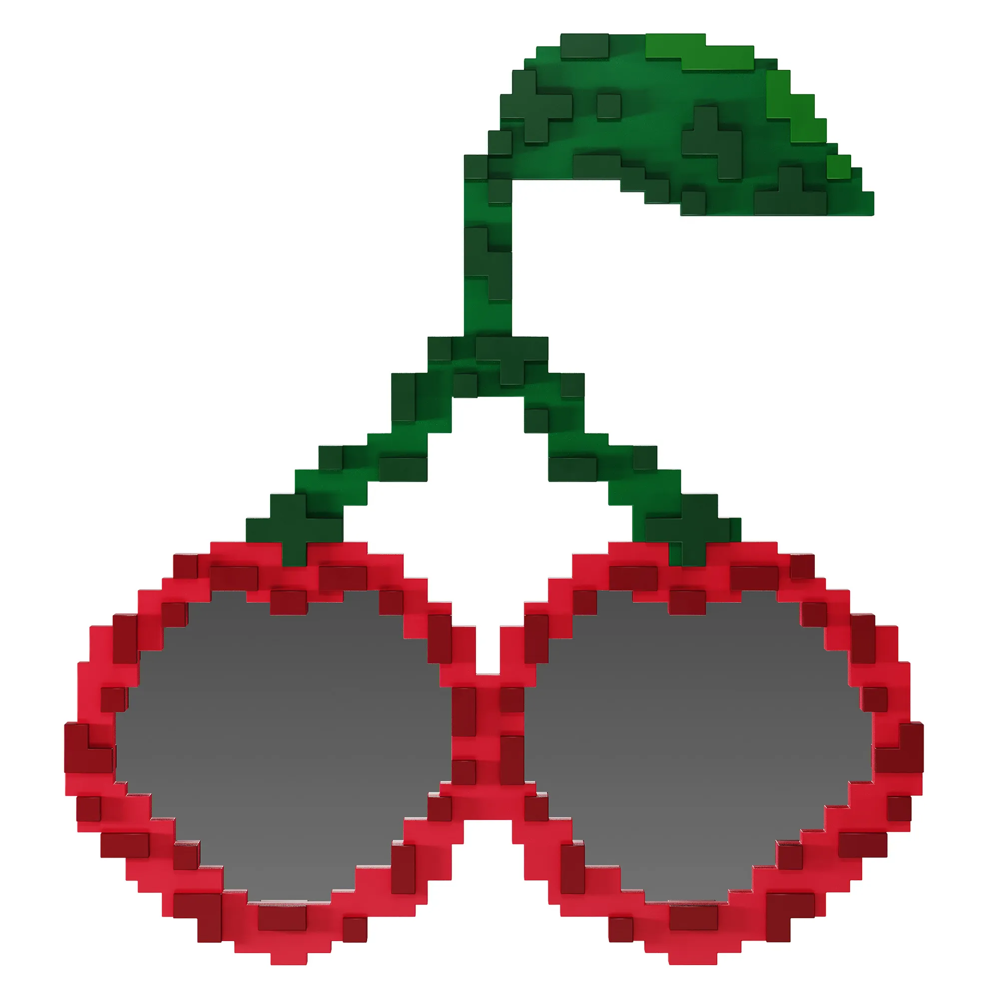 Pixel Mirror Cherries by Seletti 3D Model .c4d .max .obj .3ds .fbx .stl .blend 