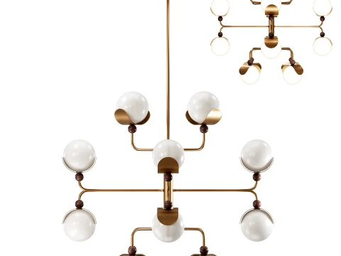 Żyrandol Belsize marki Soho Home Model 3D