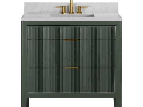 Modern Luxury Freestanding Bathroom Vanity 36 in 3D Model