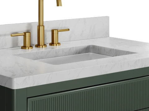 Modern Luxury Freestanding Bathroom Vanity 36 in 3D Model