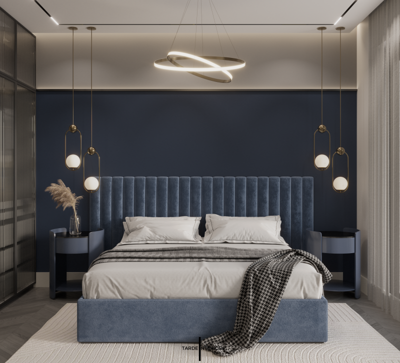 Modern Bedroom Project 3D 模型 .c4d .max .obj .3ds .fbx .stl .blend