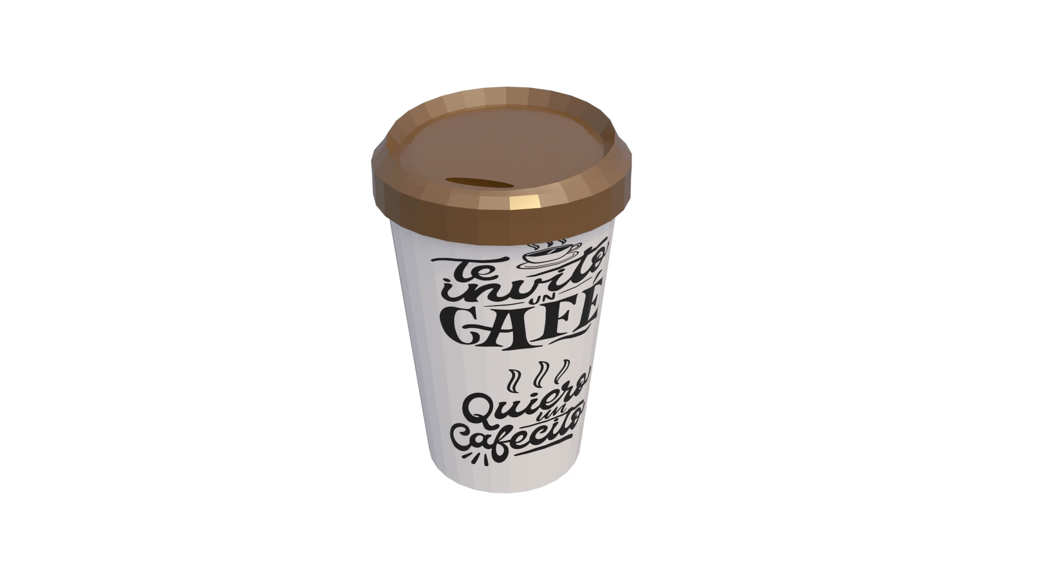 VASO COFFE 3D Model .c4d .max .obj .3ds .fbx .stl .blend