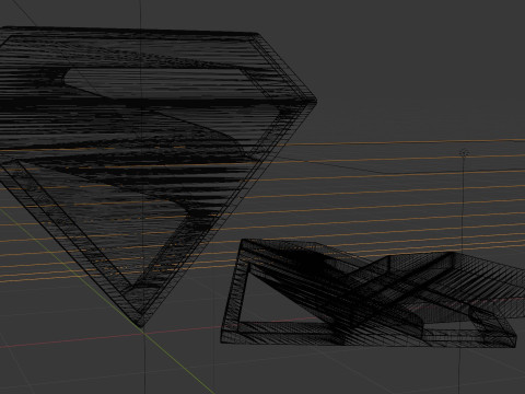 Superman 3D Logo Model 3D