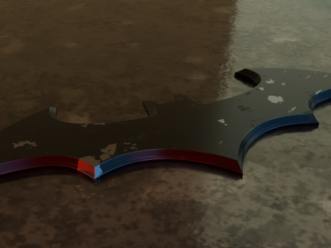 3D Batman Logo Modelo 3D
