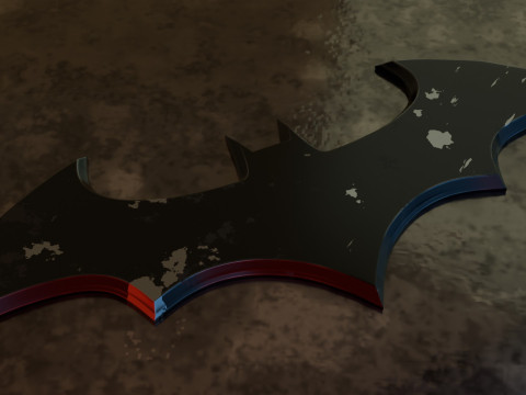 3D Batman Logo 3Dモデル