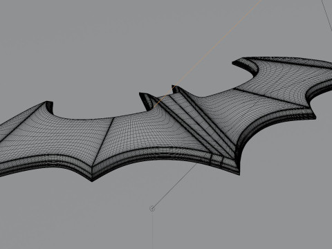 3D Batman Logo 3Dモデル
