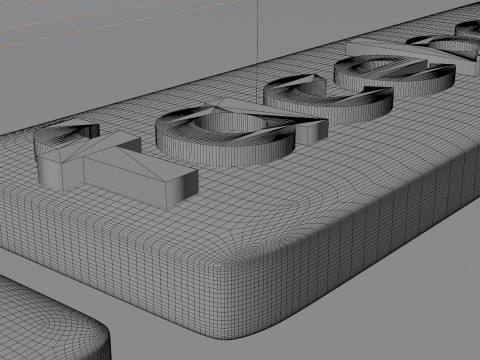 3D Facebook logo 3Dモデル