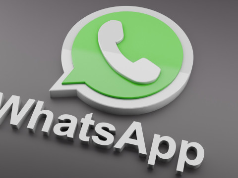 WhatsApp 3D logo 3D 模型